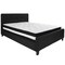 Flash Furniture Platform Bed Set, Tribeca, Queen, Black HG-BM-23-GG - alternate 2